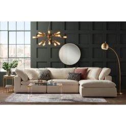 Possini Euro Hemingson 33" Wide Gold 15-LED Sputnik Pendant Light