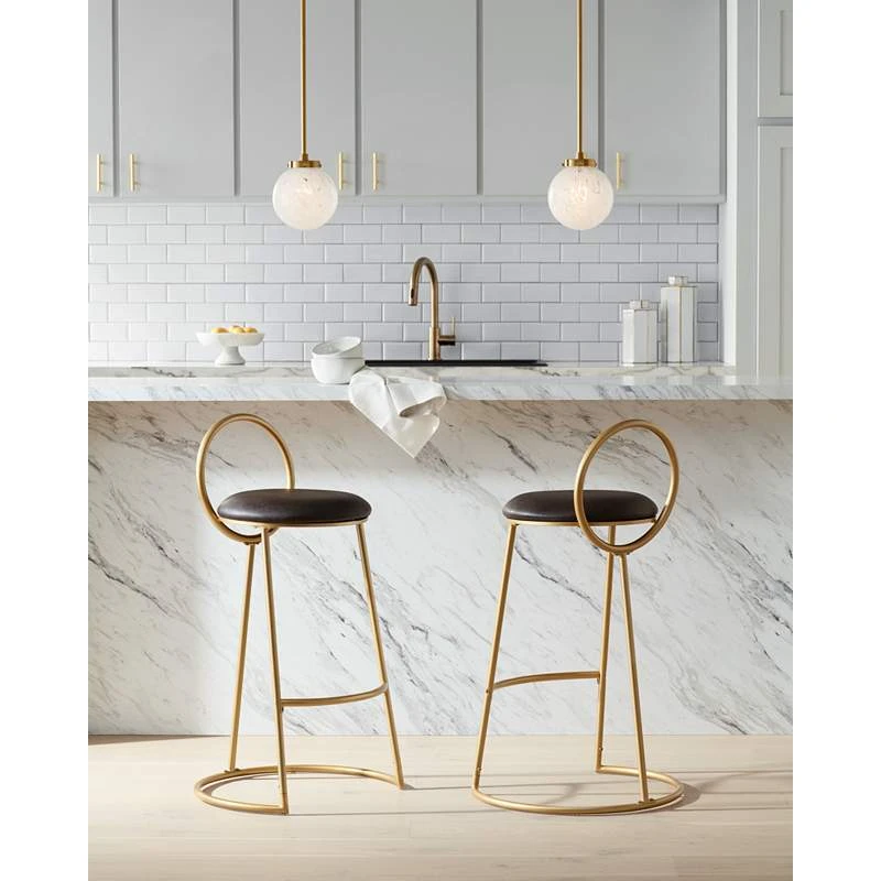 Possini Euro Candide 7" Wide Gold And Crackle Glass Globe Mini-Pendant