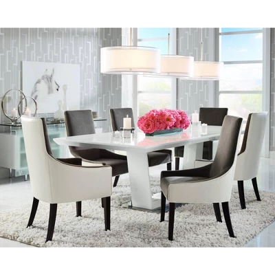 Possini Euro Design Brushed Nickel Pendant Chandelier 20" Wide Modern Organza Outer White Inner Shade 3-Light Fixture For Dining Room Kitchen Island - Image 7