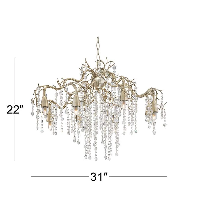 Possini Euro Branches 31" Wide Silver Champagne Chandelier - Image 7