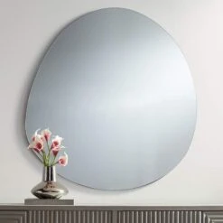 Possini Euro Brando 37 3/4" X 35 1/2" Organic Wall Mirror