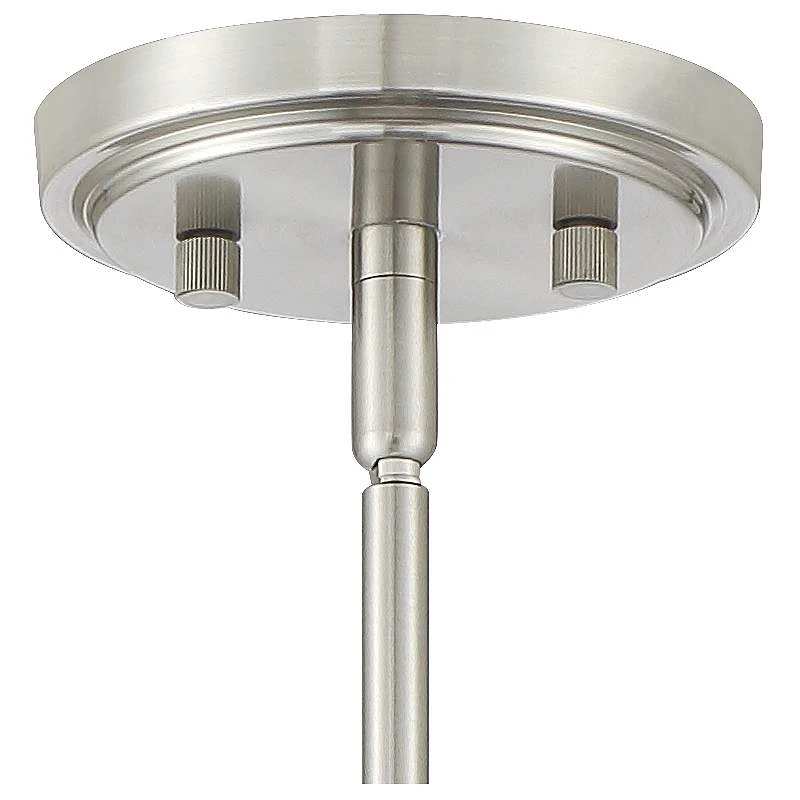 Possini Euro Cecil 11" Wide Brushed Nickel Mini Pendant - Image 4