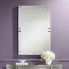 Possini Euro Cecili 23 1/2" X 35 1/2" Tiled Wall Mirror