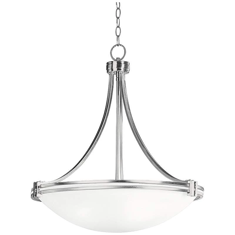 Possini Euro Design Deco Nickel 24 1/4" Wide Pendant Light - Image 3