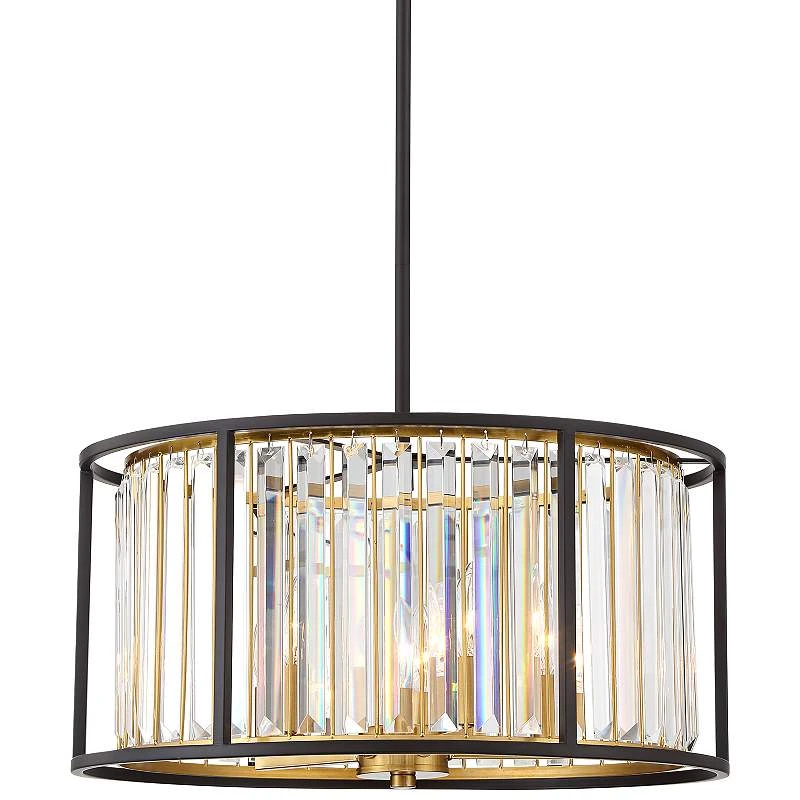 Possini Euro Design Milne 20" Wide Crystal Drum Pendant Light - Image 3