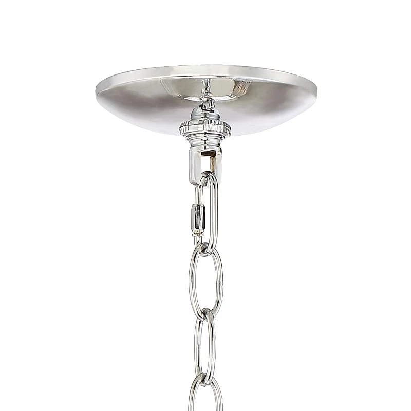 Possini Euro Ebbets 18" Wide Chrome Round Pendant Light - Image 6