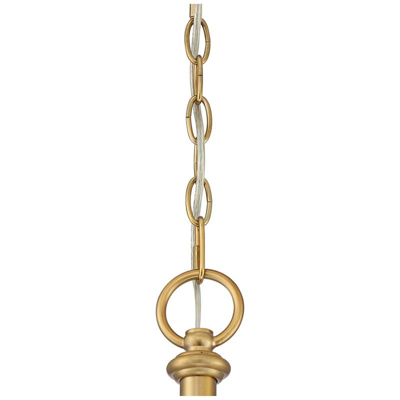 Possini Euro Icelight 31 1/2"W Warm Brass 9-Light Chandelier - Image 5