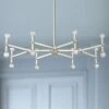 Possini Euro Marya 37 3/4" Wide Brushed Nickel 16-Light Chandelier