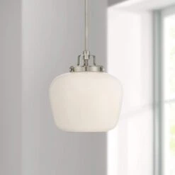Possini Euro Mystic 13" Wide Brushed Nickel Pendant Light