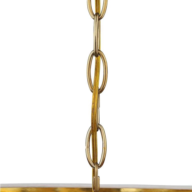 Possini Euro Rochelle 20" Wide White Drum 4-Light Pendant Light - Image 4