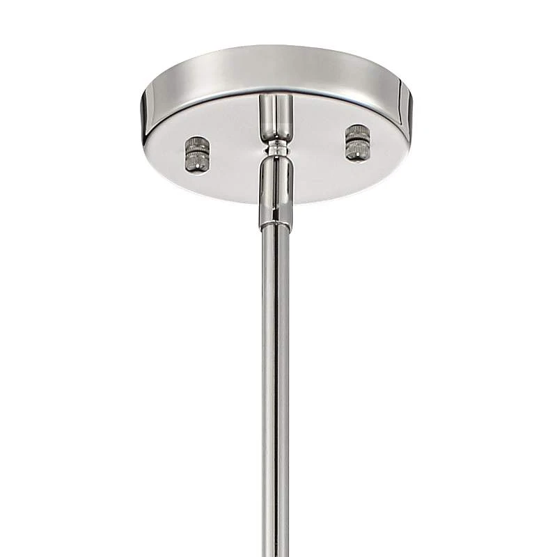 Possini Euro Smart 20" Wide Nickel And Crystal Modern Pendant Light - Image 4