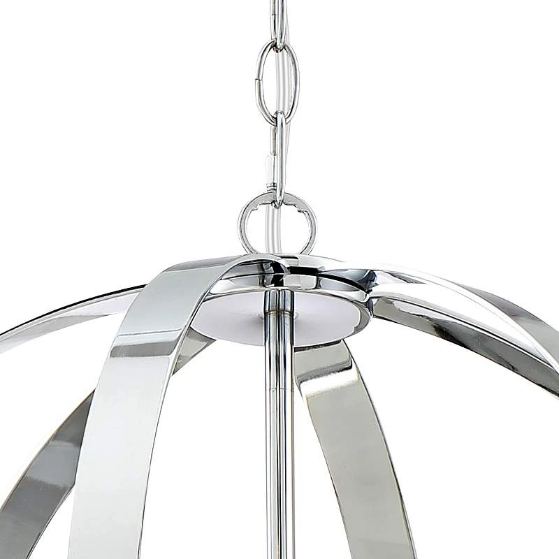 Possini Euro Whencliffe 20 1/2" Wide Chrome Pendant Light - Image 5