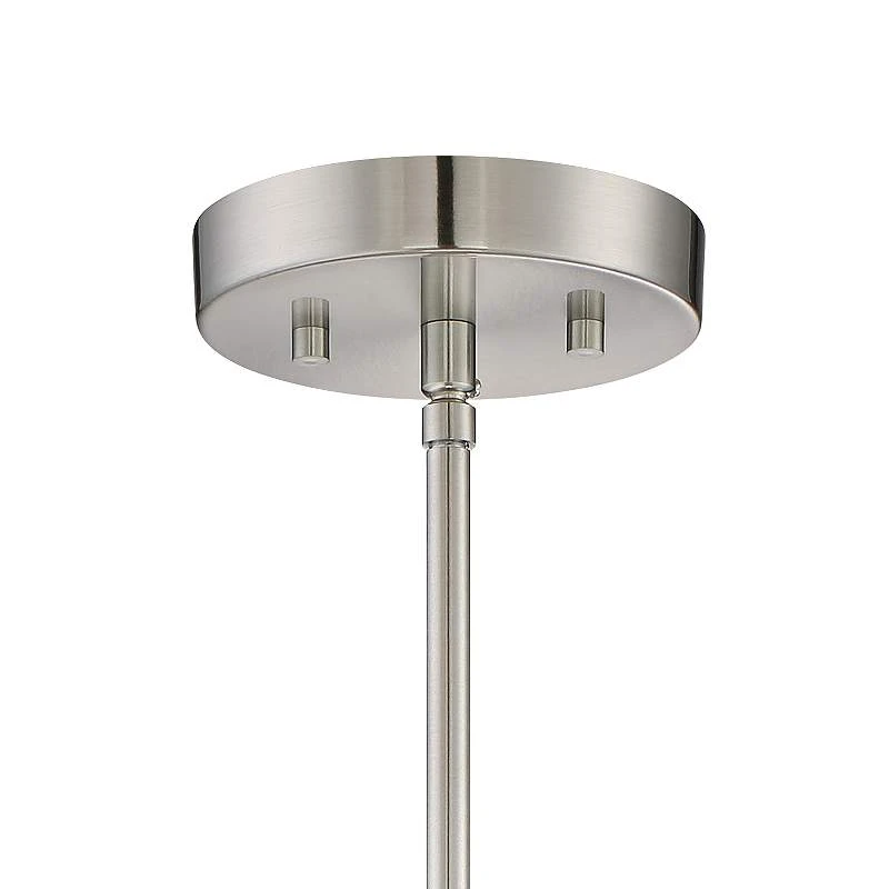 Verndale 6 1/2" Wide Brushed Nickel Modern Industrial Mini Pendant - Image 4