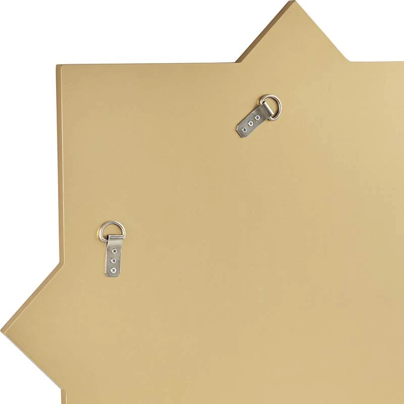 Zorra Black White Stripe 36" Square Wall Mirror - Image 5